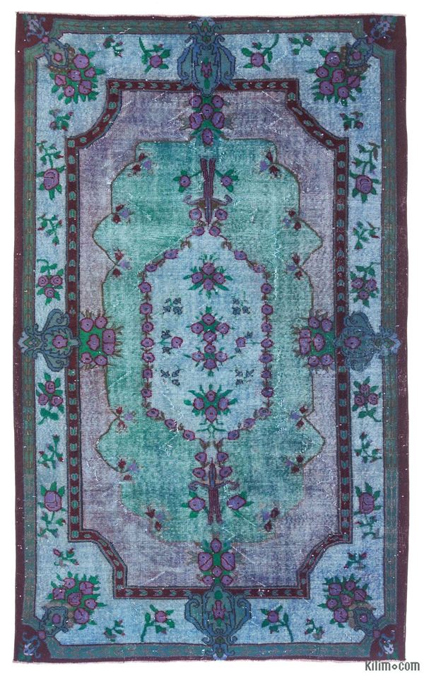 Picture of Hand Carved Over-Dyed Rug